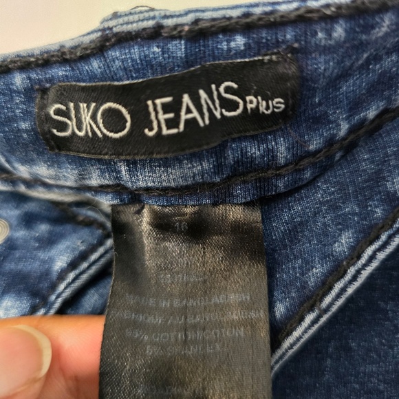 Suko Jeans Plus Size 18 Dark Wash Skinny Jeans - Picture 5 of 7